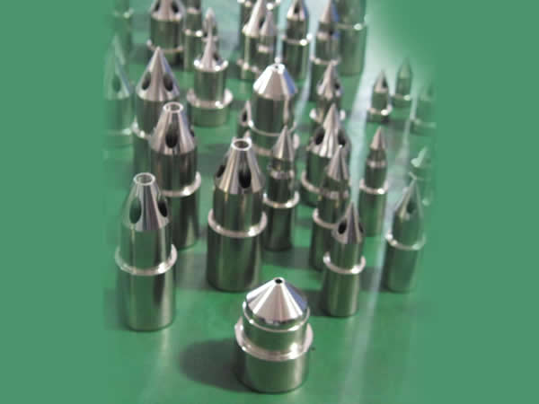 Various types of nozzles and tips