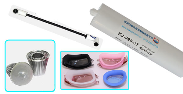 矽膠粘PBT塑料膠水KJ-998-3T